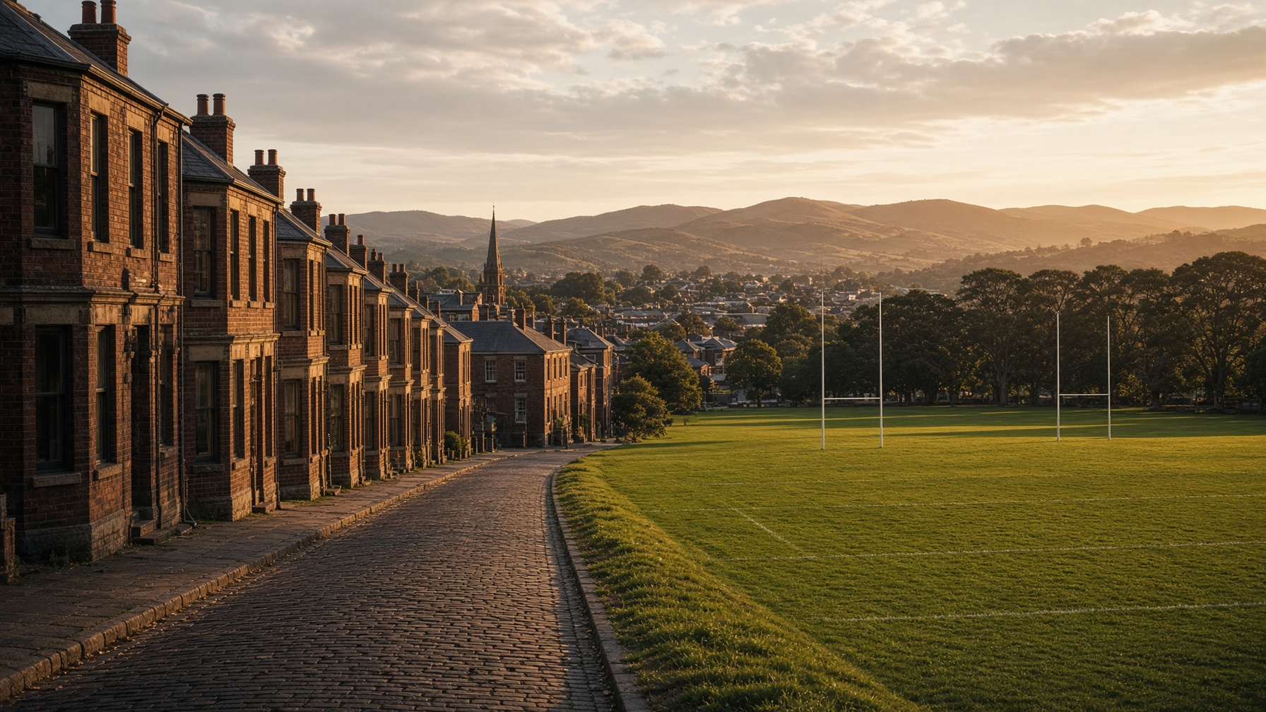 Dunedin park light, the city the boys came to know